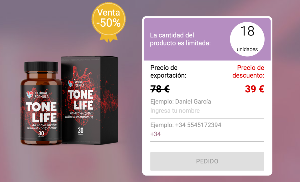 Tonelife cápsula
