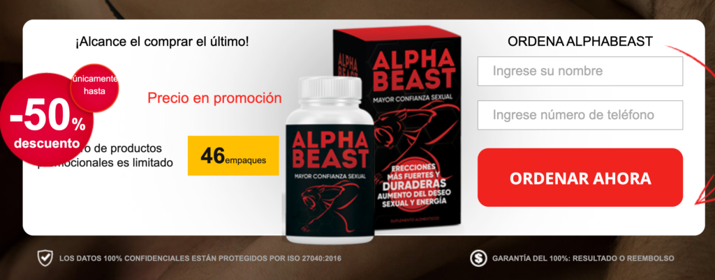 AlphaBeast cápsula