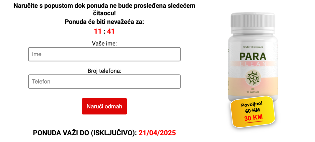 Para Clean kapsula