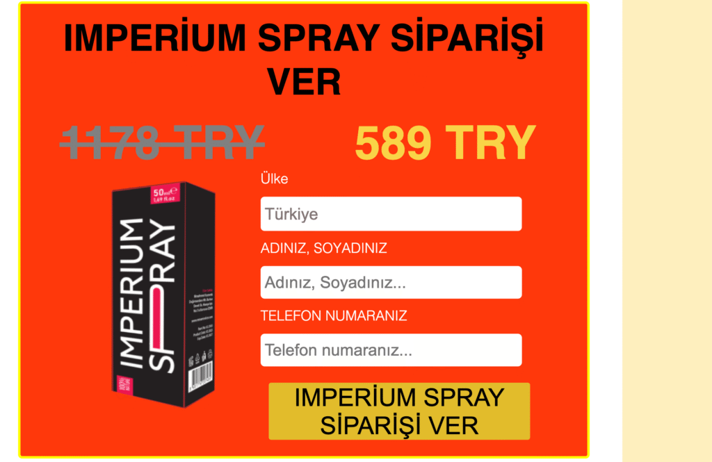 Imperium Spray Yorumlar